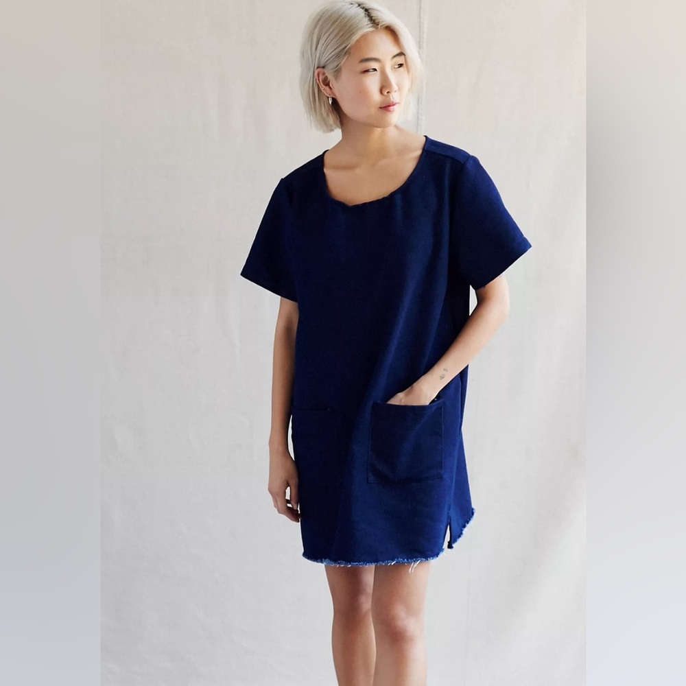Urban Renewal Recycled Patch Pocket Denim‎ Dress, size Small